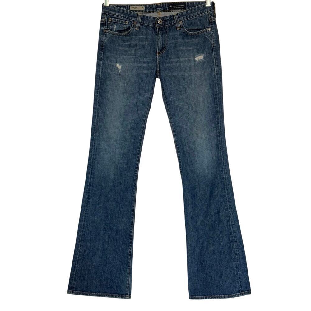 Ag Adriano Goldschmied Medium Blue Flare Jeans